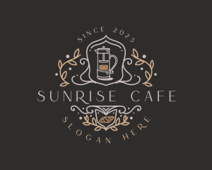 Coffee Press Cafe logo design