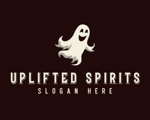 Spooky Halloween Ghost logo design