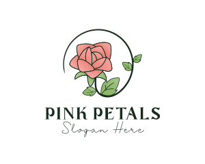 Rose Plant Florist logo design