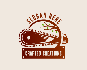 Tree Chainsaw Woodwork logo