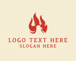 Hot Chicken BBQ logo