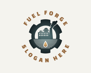 Petroleum Oil Factory logo design