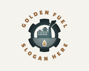 Petroleum Oil Factory logo design