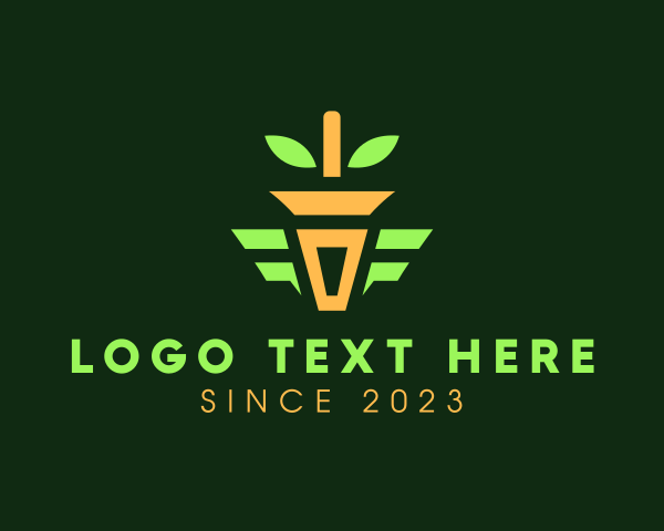 Potted logo example 2