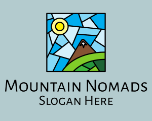 Scenic Mountain Mosaic  logo design