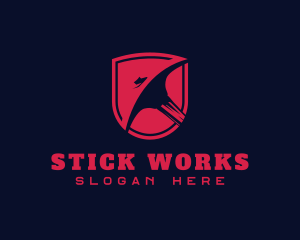 Pickaxe Tool Hardware logo design