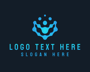  Digital Tech Dots Logo