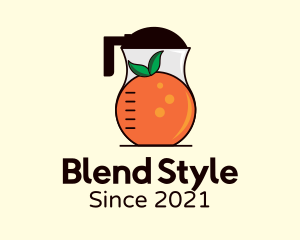 Orange Juice Blender logo design