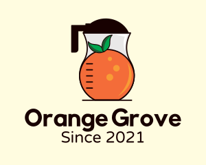 Orange Juice Blender logo design