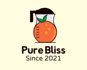 Orange Juice Blender logo design