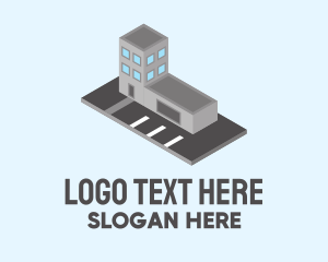 Isometric Office Space  logo