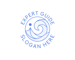 Ocean Wave Getaway logo design