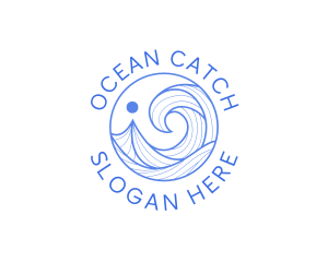 Ocean Wave Getaway logo design