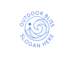 Ocean Wave Getaway logo design