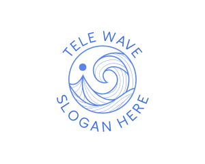 Ocean Wave Getaway logo design