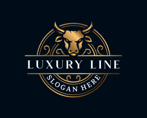 Luxury Bull Investment logo design