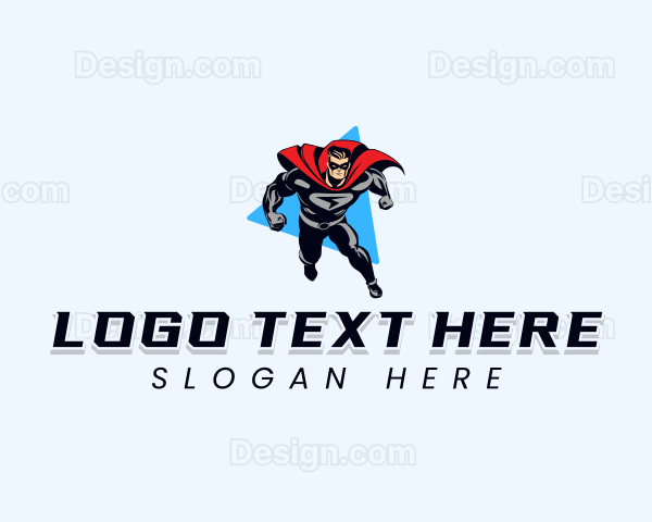 Strong Superhero Gaming Logo