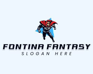 Strong Superhero Gaming logo design