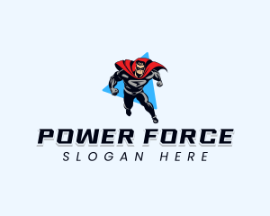 Strong Superhero Gaming logo design