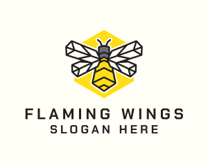 Yellow Bee Farm logo design