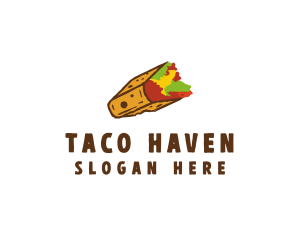 Mexican Taco Book logo design