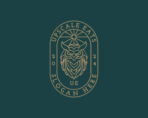 Luxury Owl Crest logo design