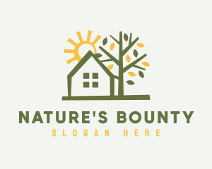 Home Nature Maintenance logo design