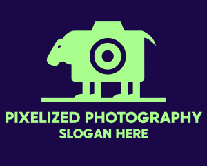 Green Sheep Camera  logo design