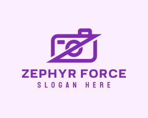 Camera Photography Frame logo design