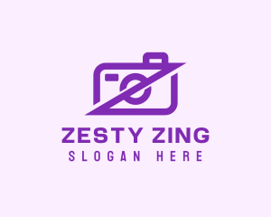 Camera Photography Frame logo design