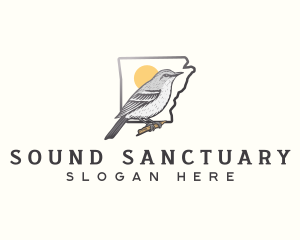 Arkansas Mockingbird Sanctuary logo design