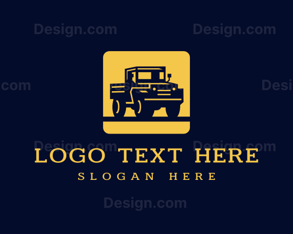 Trucking Logistics Delivery Logo