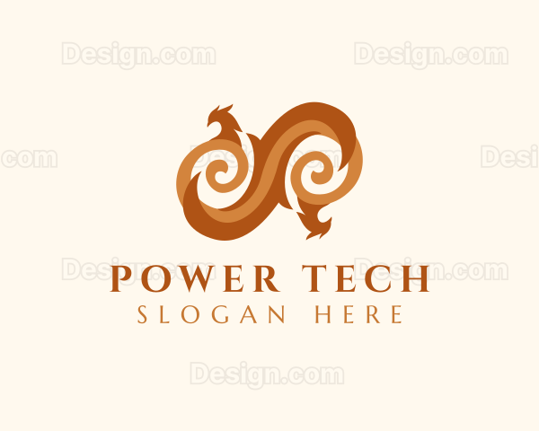 Swirl Phoenix Loop Logo