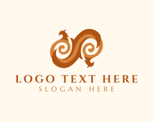 Swirl - Swirl Phoenix Loop logo design