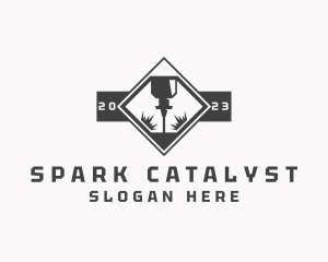 CNC Laser Fabrication logo design