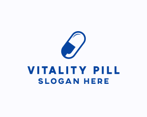 Medicine Capsule Pharmacy logo design