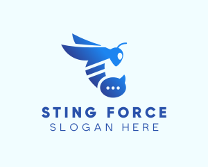 Blue Wasp Stinger logo