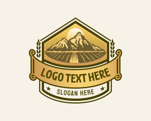Agricultural Farm Landscape logo