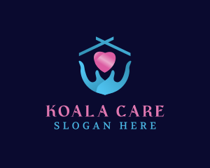 Heart Hand Home Care logo design