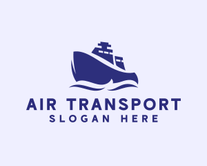 Transport Marine Vessel logo design