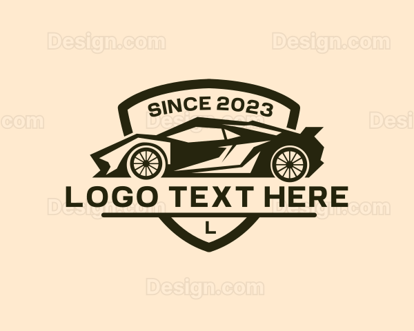 Sports Car Vehicle Logo