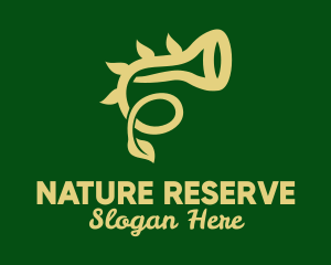 Natural Horn Instrument  logo design