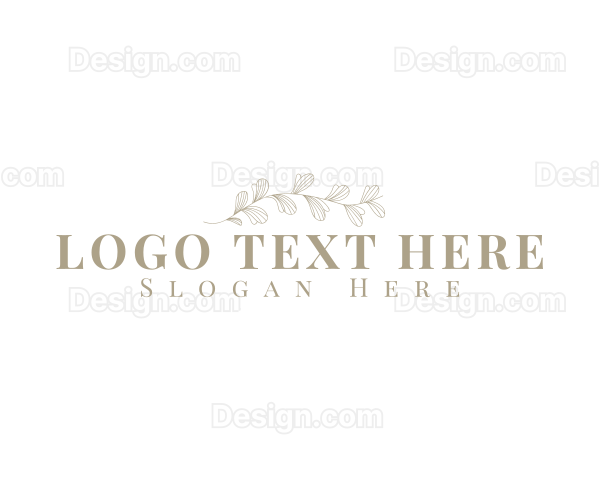 Elegant Organic Floral Logo