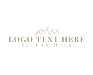 Elegant Organic Floral Logo