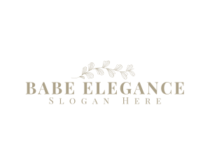 Elegant Organic Floral logo design