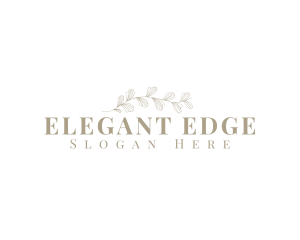 Elegant Organic Floral logo design