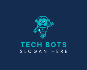 Toy Robot Gadget logo design