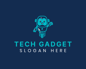 Toy Robot Gadget logo design