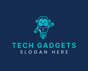 Toy Robot Gadget logo design