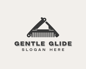 Comb Razor Barbershop logo design